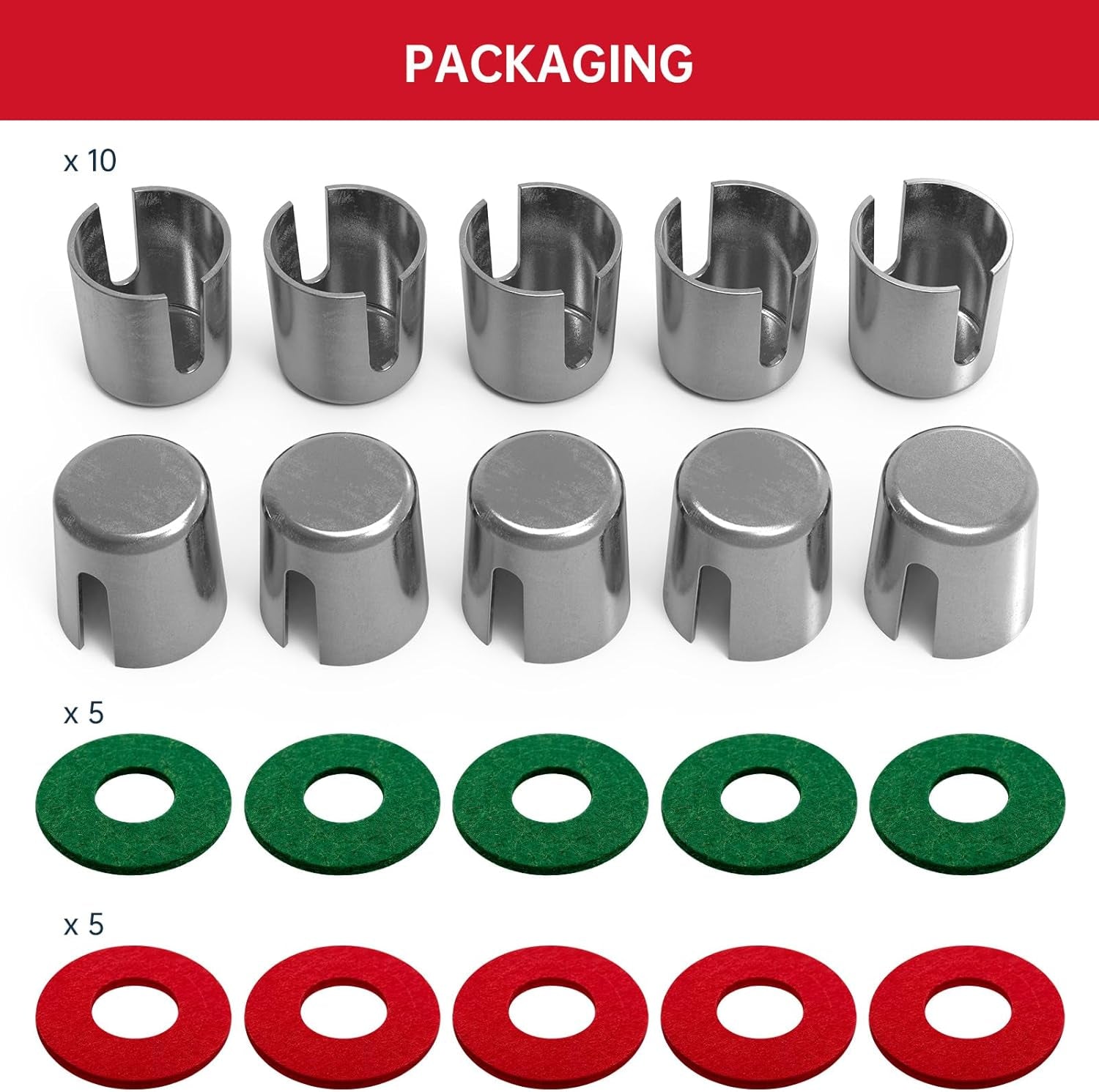 10 Pieces Battery Post Terminal Shims, Lead Terminal Shim Caps with 10 Pieces Washers for Top Post Battery Post Ends Repair, Universal for Vehicles, SUV, Truck, RV, Boat